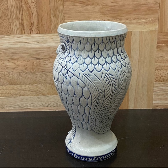 Vintage Handarbeit KAUZEN BIER Stoneware 7” Mug Beer Stein Owl Mug - Picture 6 of 16